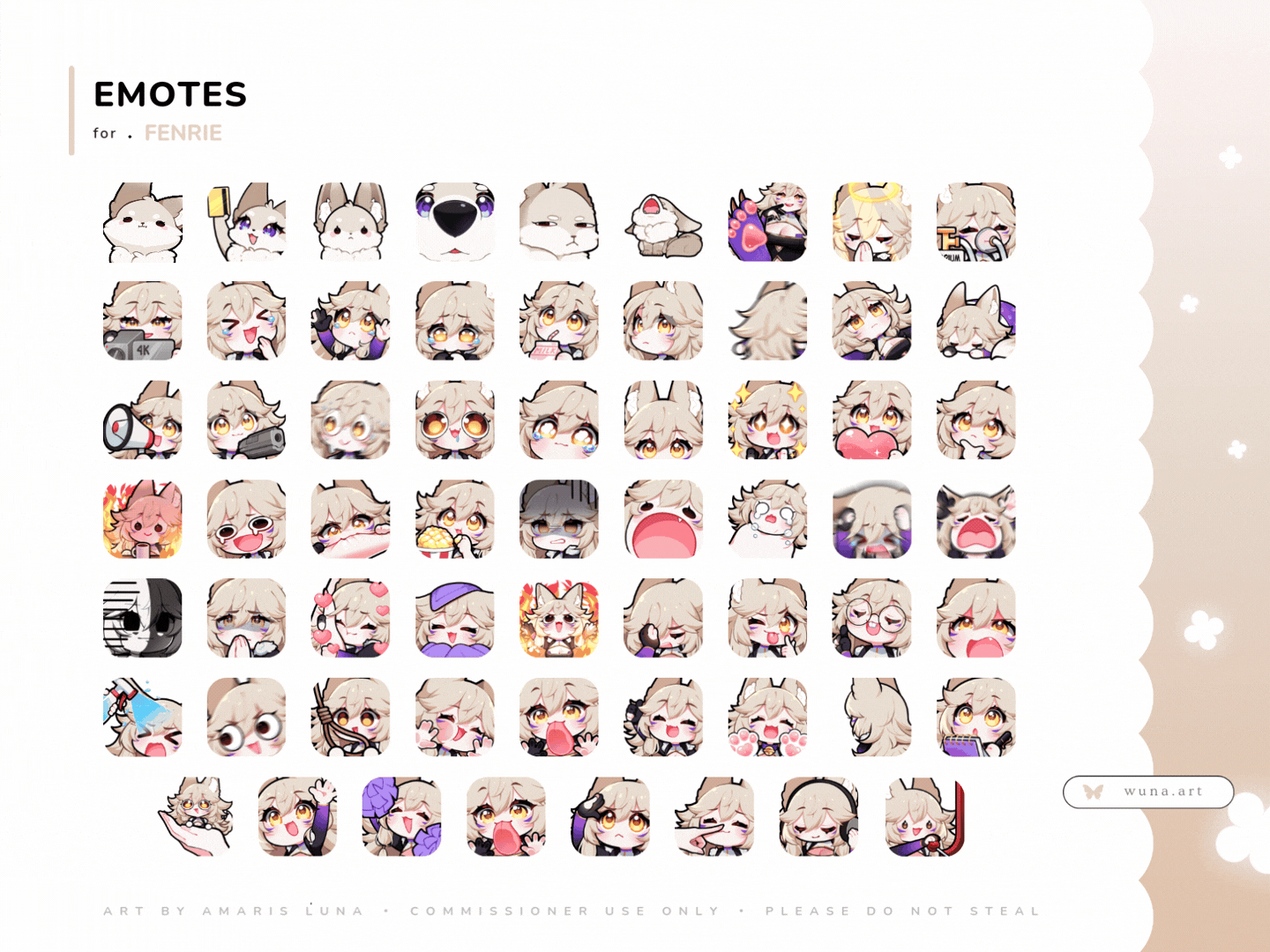 Emotes for Fenrie Emotes for Fenrie