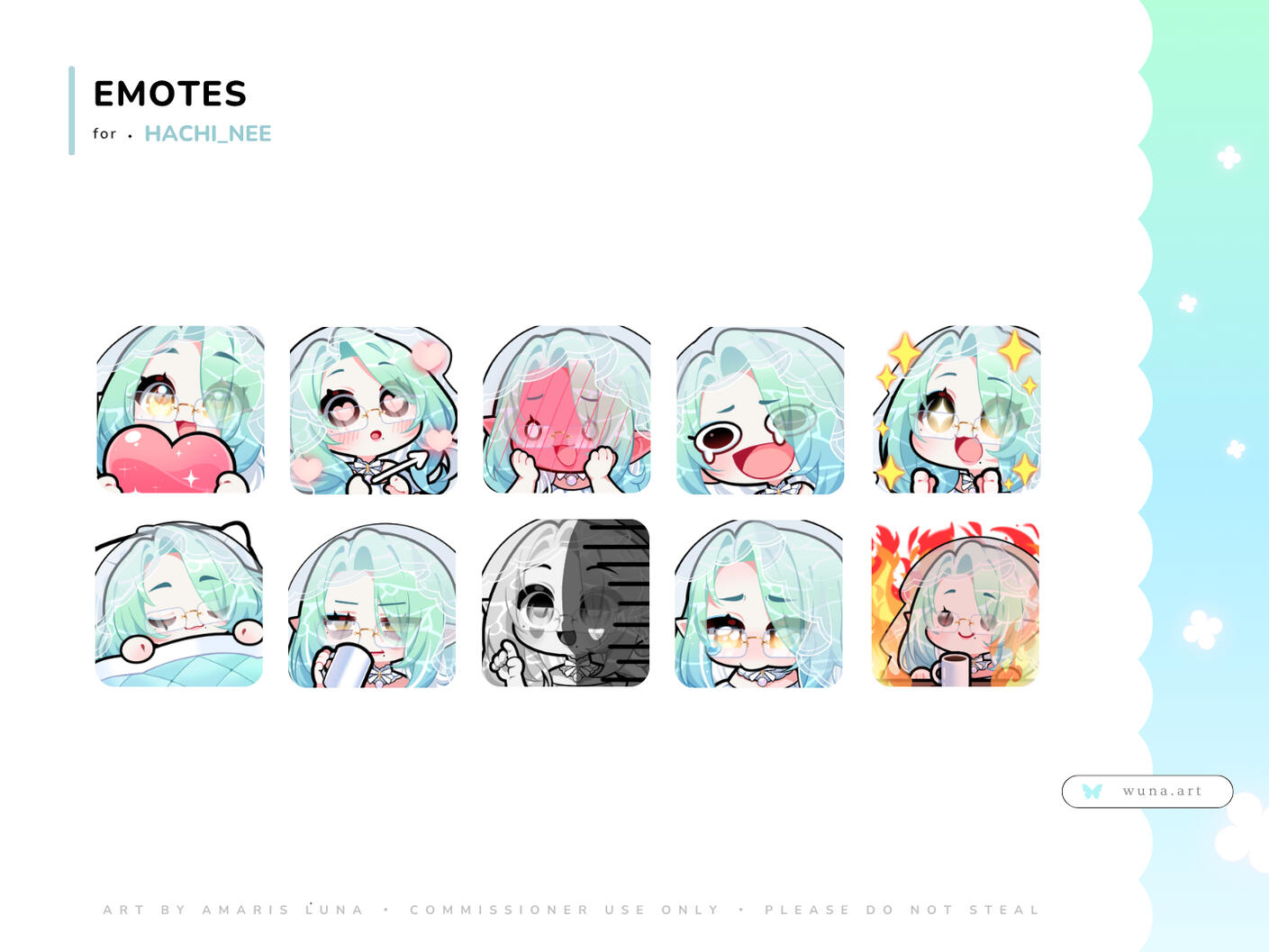 Emotes for Pixel Hachi Emotes for Pixel Hachi